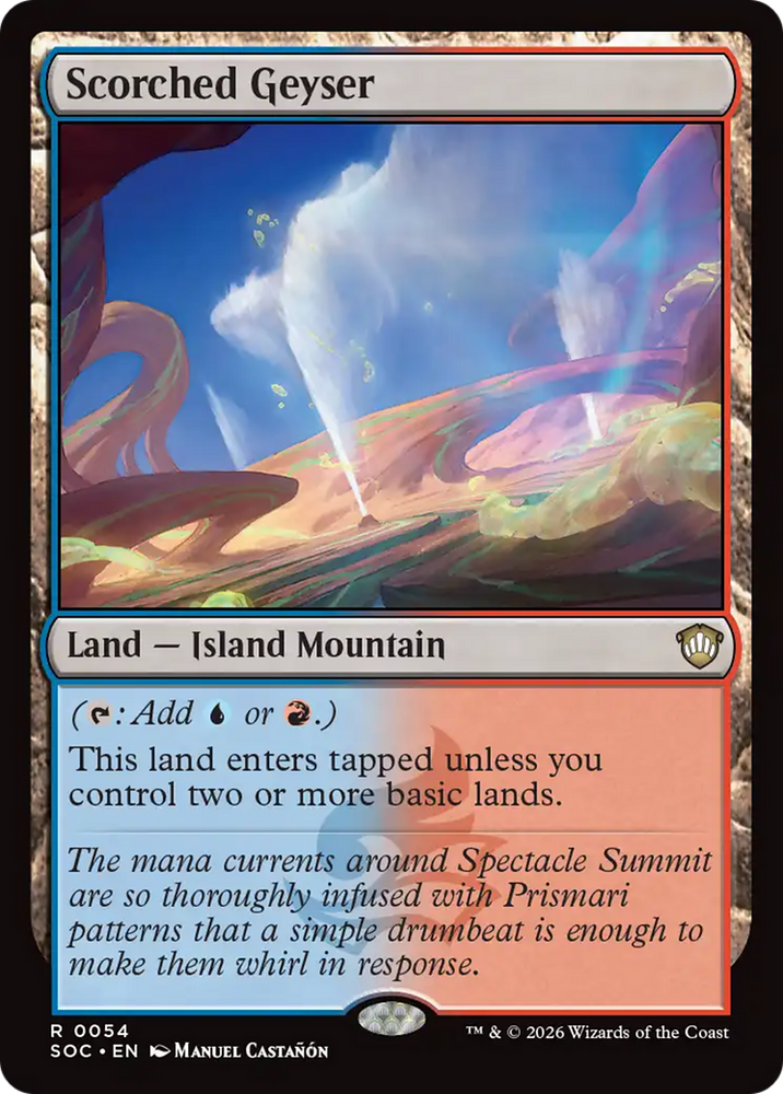 Scorched Geyser [Secrets of Strixhaven Commander] Magic: The Gathering