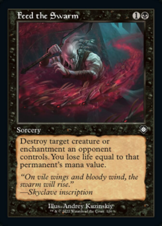 Feed the Swarm (Retro) [The Brothers' War Commander] Magic: The Gathering