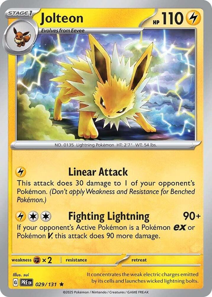 Jolteon (029/131) [Scarlet & Violet: Prismatic Evolutions] Pokémon