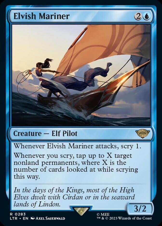 Elvish Mariner [The Lord of the Rings: Tales of Middle-Earth] Magic: The Gathering