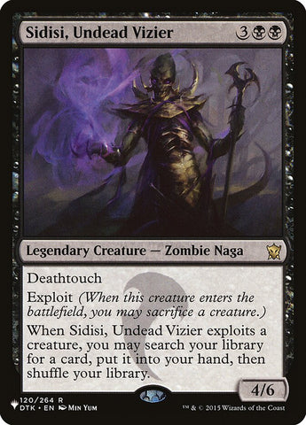 Sidisi, Undead Vizier [The List] Magic: The Gathering