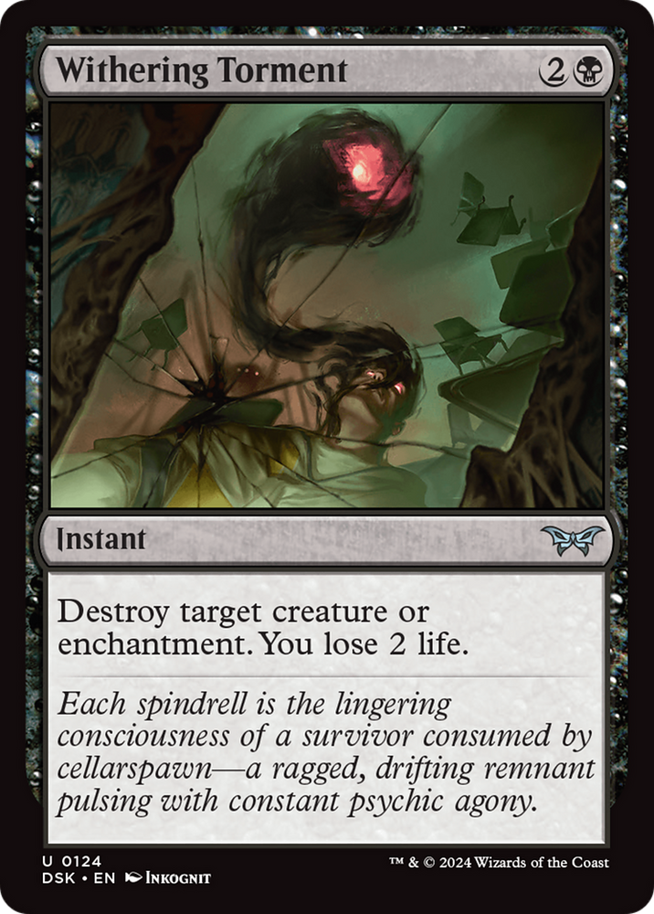 Withering Torment [Duskmourn: House of Horror] Magic: The Gathering
