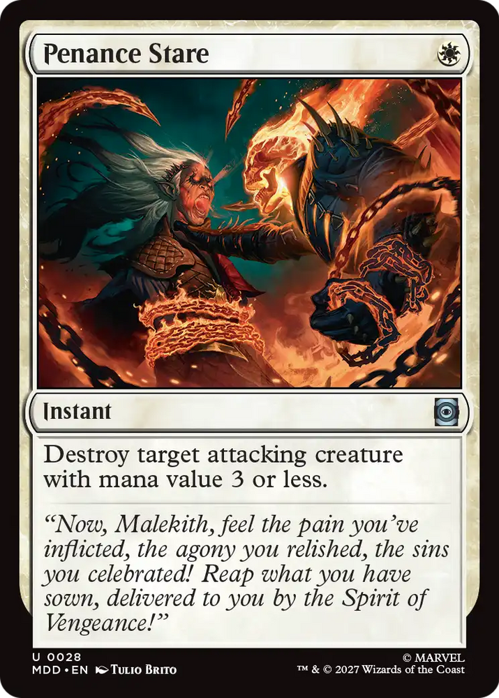 Penance Stare [Marvel: Darkhold Destiny] Magic: The Gathering