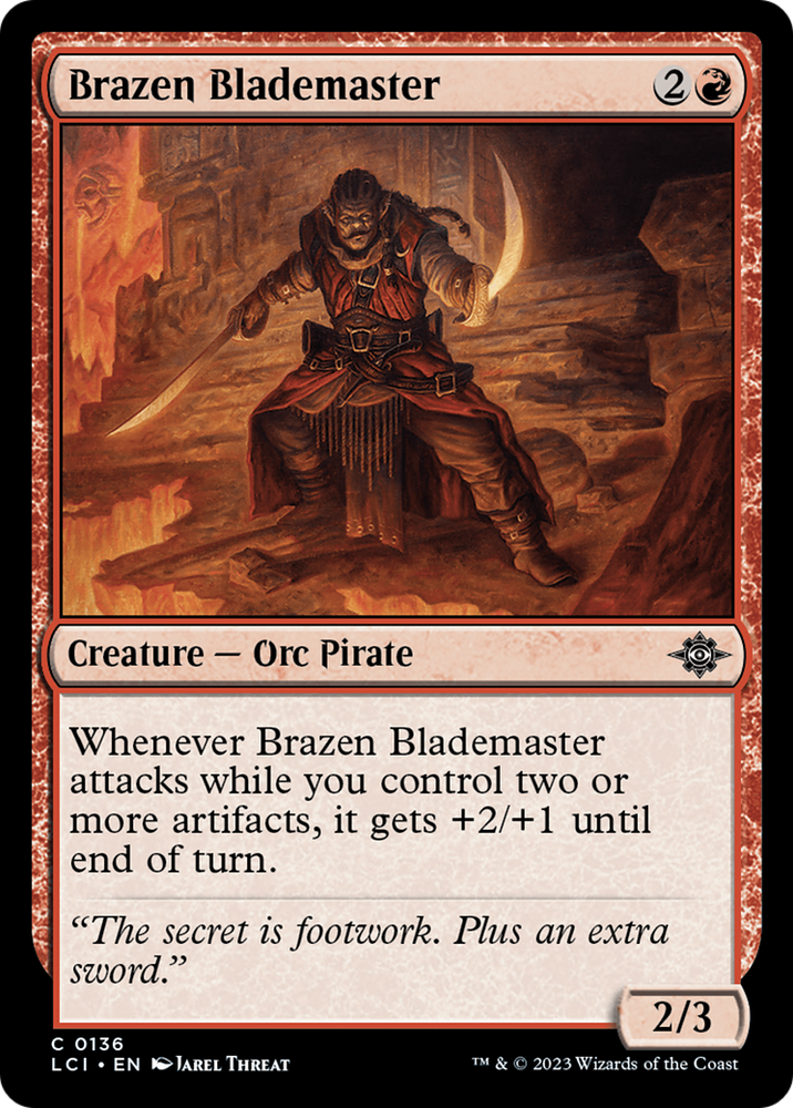 Brazen Blademaster [The Lost Caverns of Ixalan] Magic: The Gathering