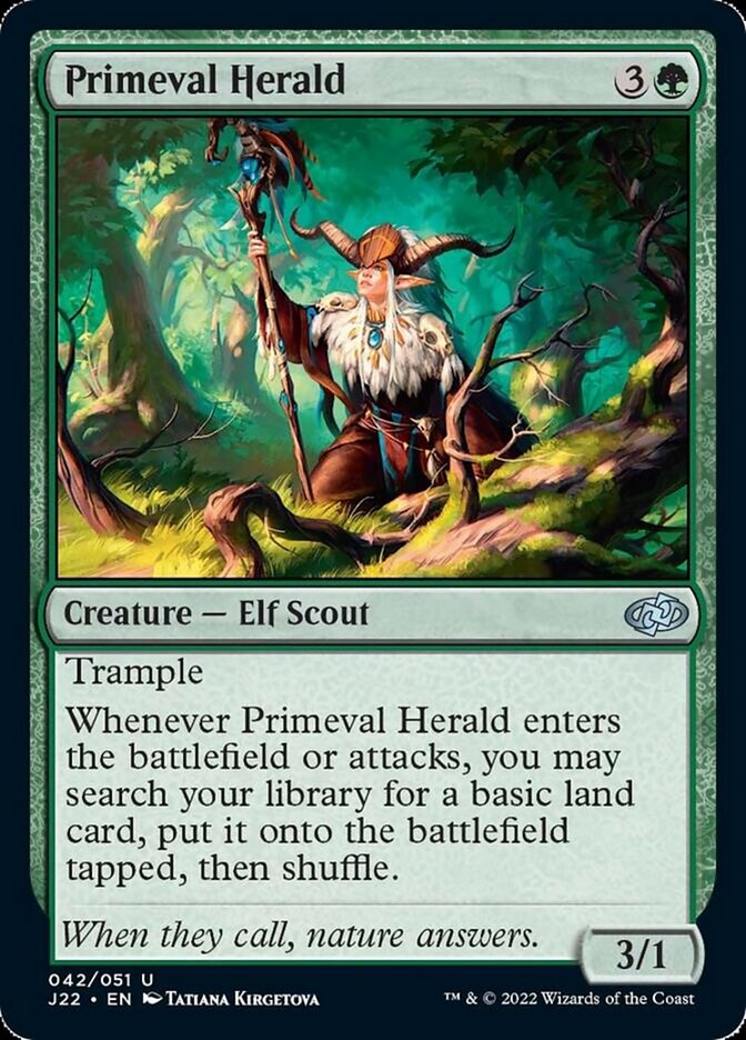 Primeval Herald [Jumpstart 2022] Magic: The Gathering