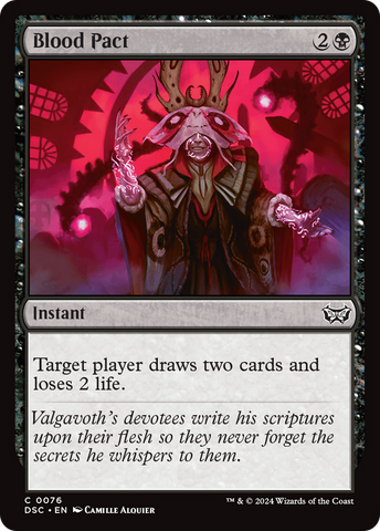 Blood Pact [Duskmourn: House of Horror Commander] Magic: The Gathering