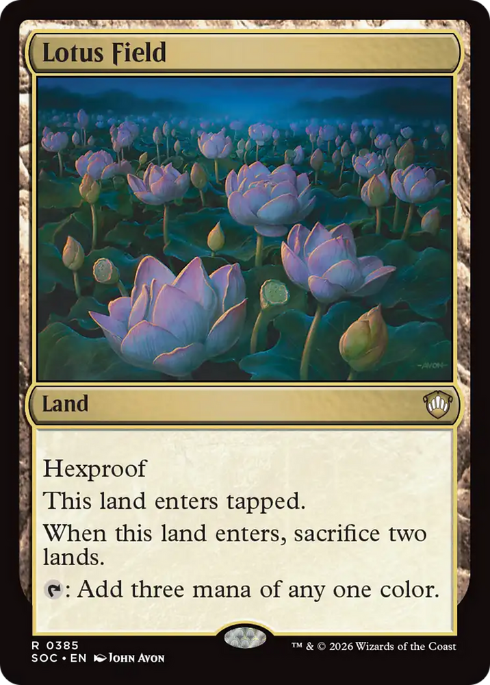 Lotus Field [Secrets of Strixhaven Commander] Magic: The Gathering