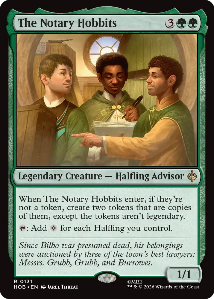 The Notary Hobbits [The Hobbit] Magic: The Gathering