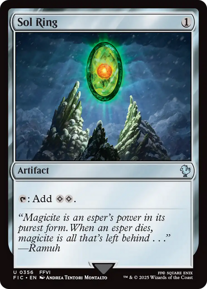 Sol Ring (0356) [FINAL FANTASY Commander] Magic: The Gathering