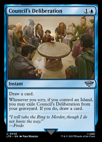 Council's Deliberation [The Lord of the Rings: Tales of Middle-Earth] Magic: The Gathering