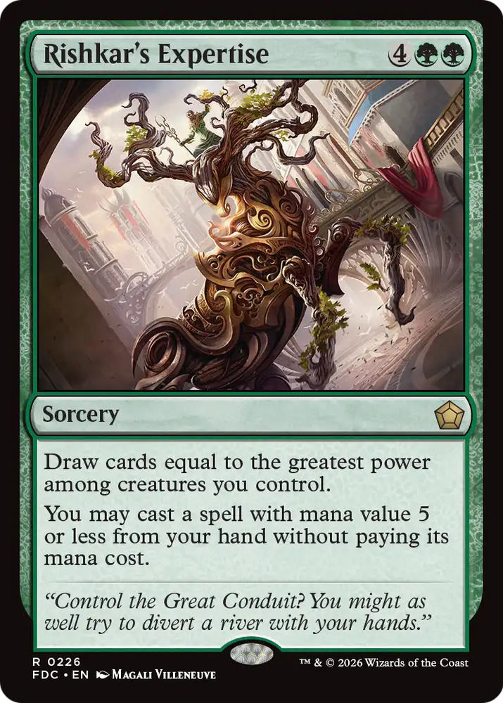 Rishkar's Expertise [Foundations Commander] Magic: The Gathering