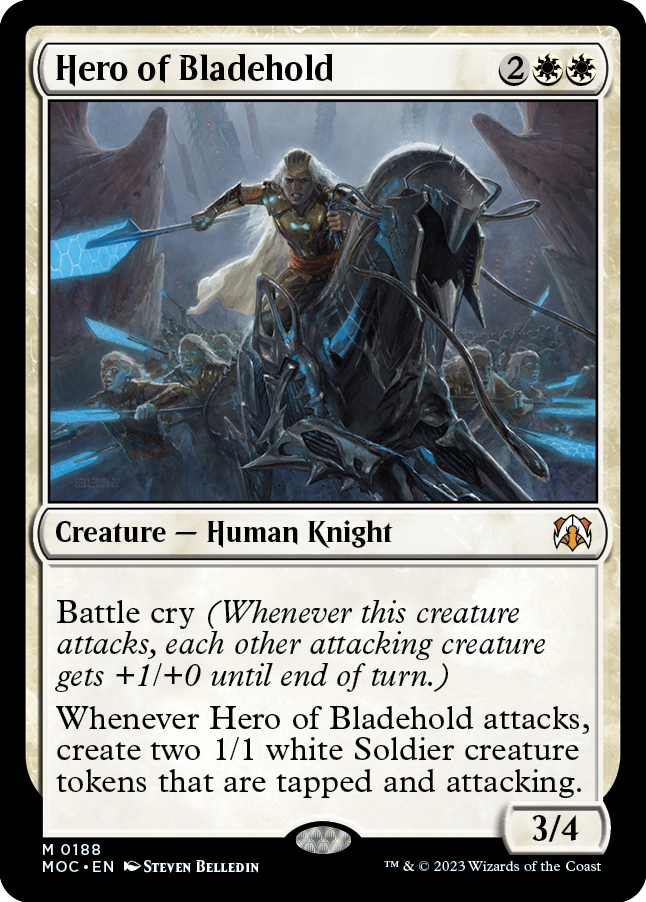 Hero of Bladehold [March of the Machine Commander] Magic: The Gathering