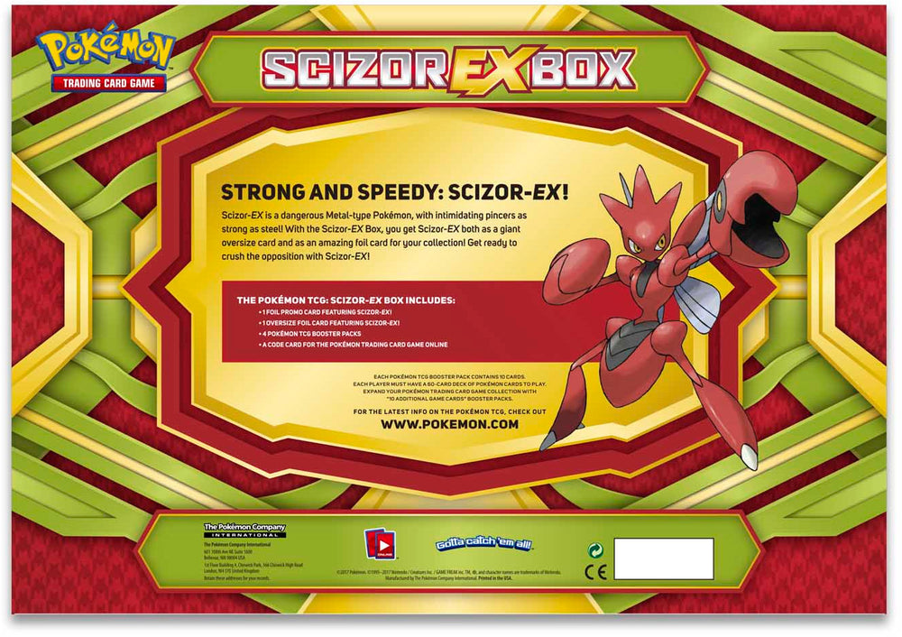 Scizor EX Box Pokémon