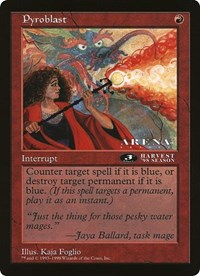 Pyroblast (Oversized) [Oversize Cards] Magic: The Gathering