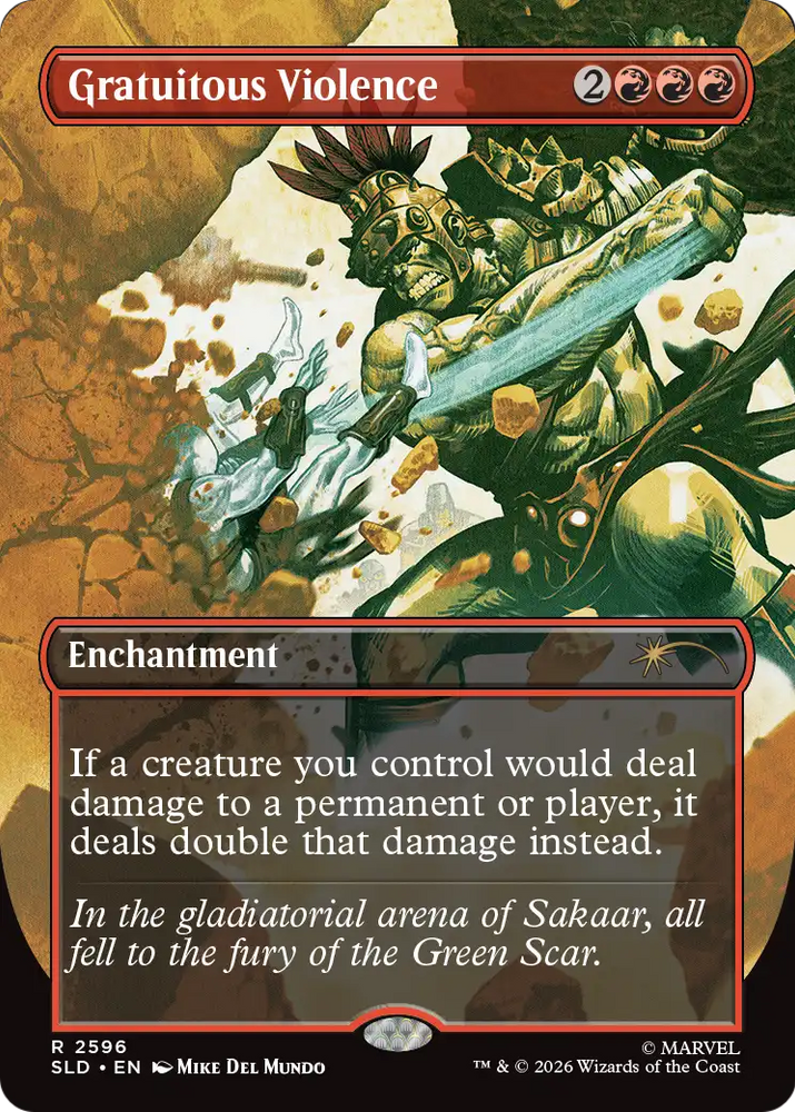 Gratuitous Violence [Secret Lair Drop Series] Magic: The Gathering