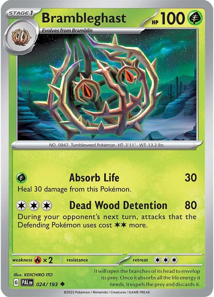 Brambleghast (024/193) [Scarlet & Violet: Paldea Evolved] Pokémon
