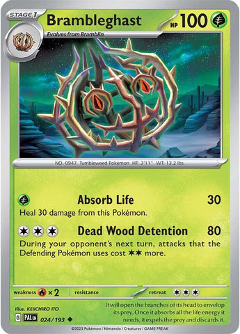 Brambleghast (024/193) [Scarlet & Violet: Paldea Evolved] Pokémon