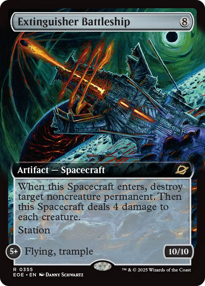 Extinguisher Battleship (Extended Art) [Edge of Eternities] Magic: The Gathering