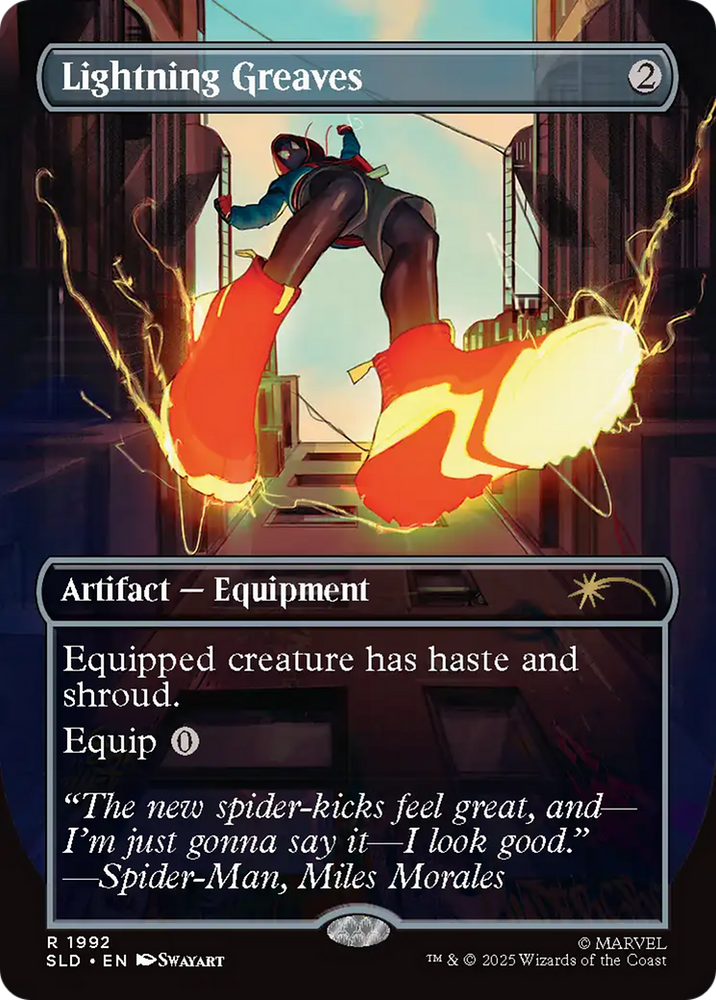 Lightning Greaves (1992) [Secret Lair Drop Series] Magic: The Gathering