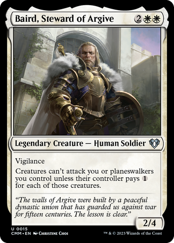 Baird, Steward of Argive [Commander Masters] Magic: The Gathering