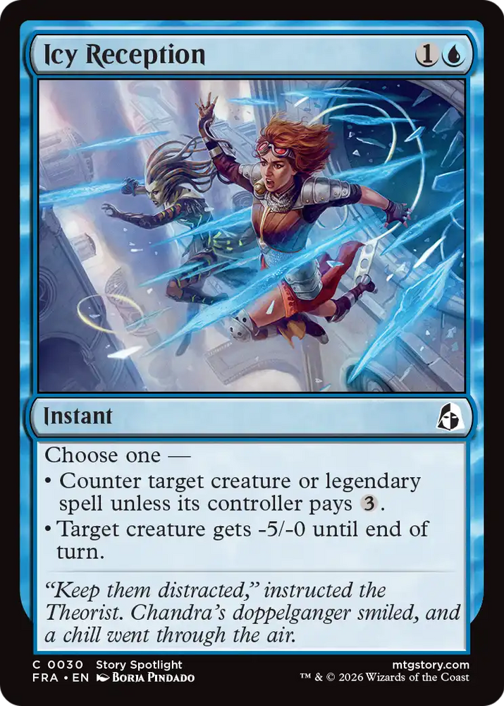 Icy Reception [Reality Fracture] Magic: The Gathering