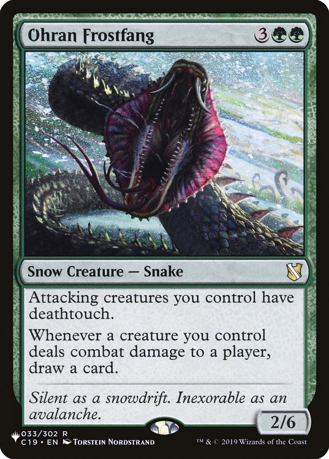 Ohran Frostfang [The List] Magic: The Gathering
