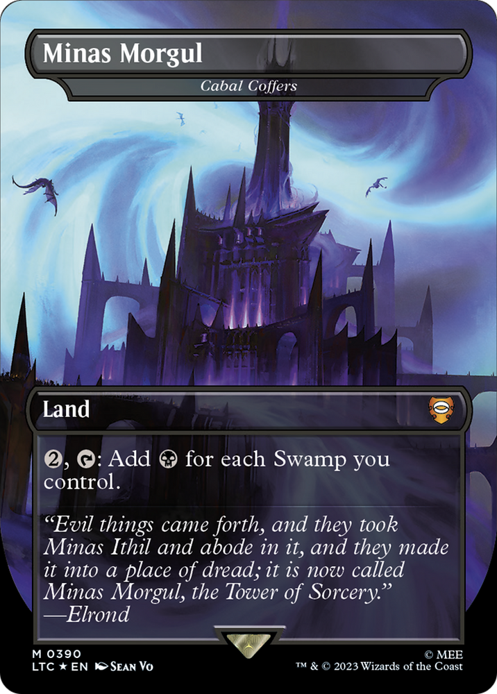 Minas Morgul - Cabal Coffers (Surge Foil Realms and Relics) [The Lord of the Rings: Tales of Middle-Earth Commander] Magic: The Gathering