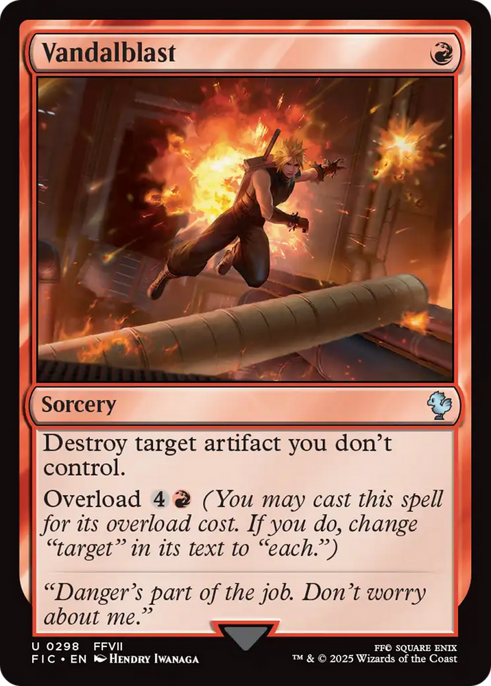 Vandalblast [FINAL FANTASY Commander] Magic: The Gathering