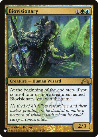 Biovisionary [The List] Magic: The Gathering