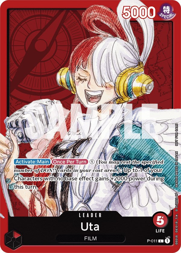 Uta (One Piece Film Red) [One Piece Promotion Cards] Bandai