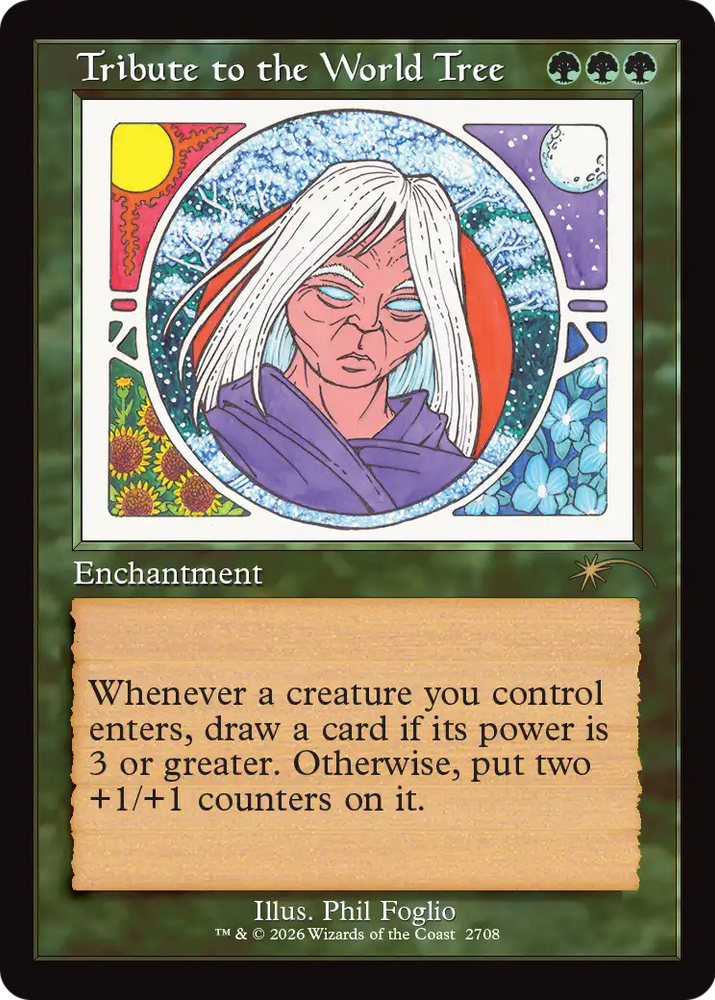 Tribute to the World Tree (Retro Frame) [Secret Lair Drop Series] Magic: The Gathering