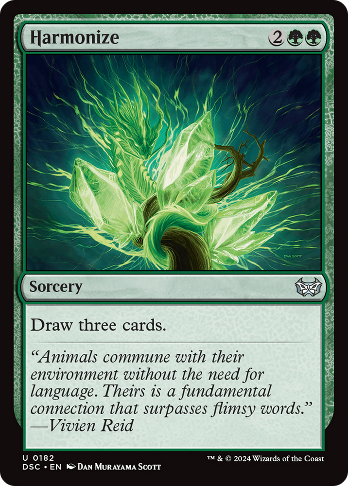Harmonize [Duskmourn: House of Horror Commander] Magic: The Gathering