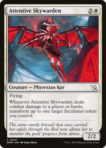 Attentive Skywarden [March of the Machine] Magic: The Gathering