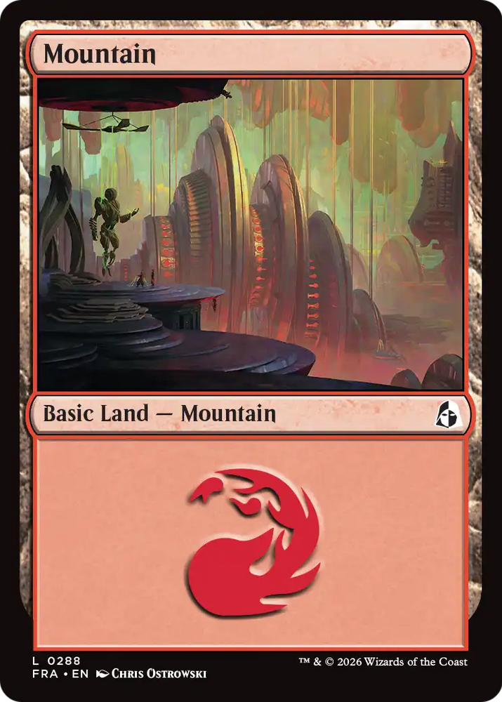 Mountain (0288) [Reality Fracture] Magic: The Gathering
