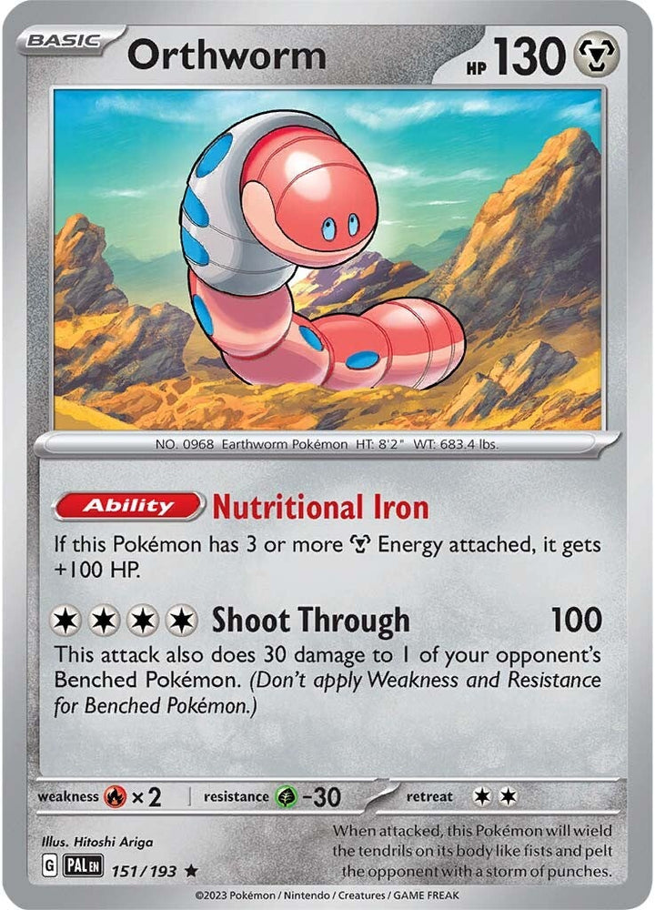 Orthworm (151/193) [Scarlet & Violet: Paldea Evolved] Pokémon