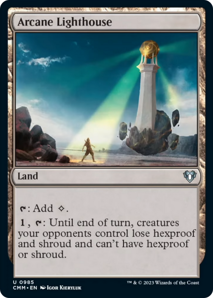 Arcane Lighthouse [Commander Masters] Magic: The Gathering