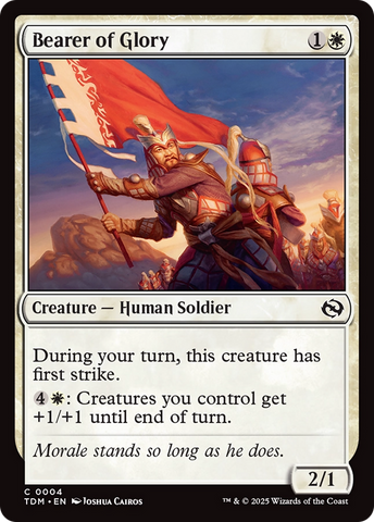 Bearer of Glory [Tarkir: Dragonstorm] Magic: The Gathering