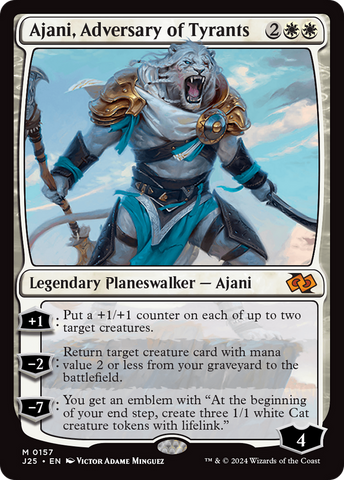 Ajani, Adversary of Tyrants [Foundations Jumpstart] Magic: The Gathering