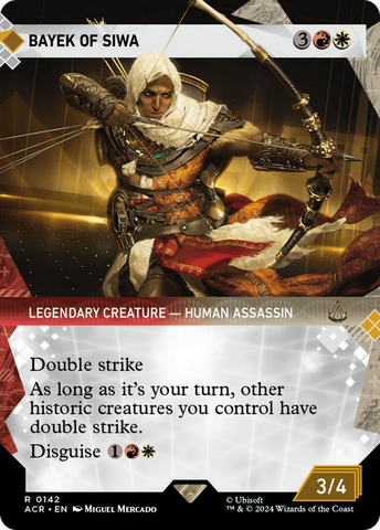 Bayek of Siwa (Showcase) [Assassin's Creed] Magic: The Gathering