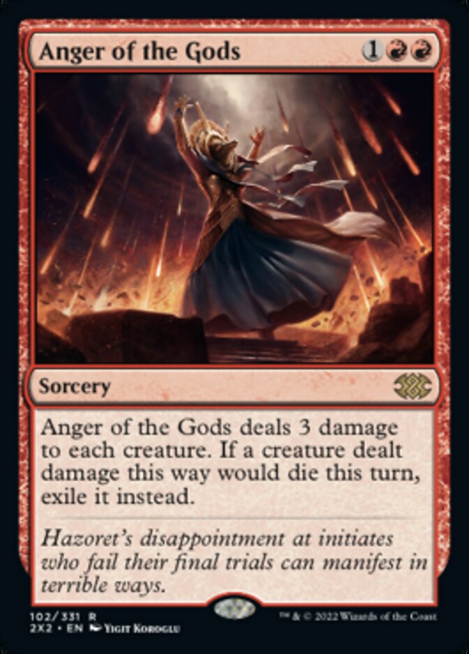 Anger of the Gods [Double Masters 2022] Magic: The Gathering