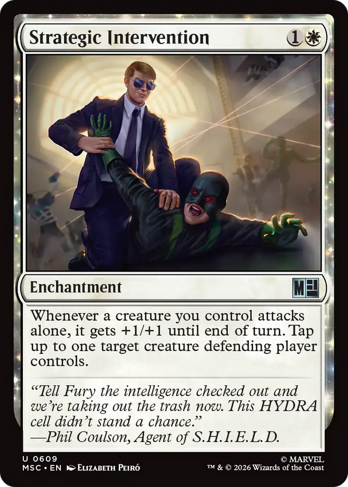 Strategic Intervention [Marvel Super Heroes Commander] Magic: The Gathering