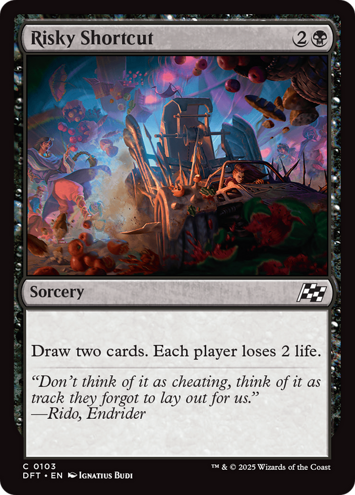 Risky Shortcut [Aetherdrift] Magic: The Gathering