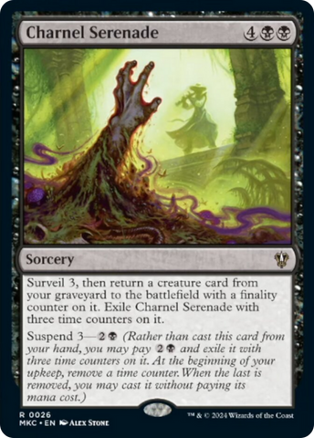 Charnel Serenade [Murders at Karlov Manor Commander] Magic: The Gathering