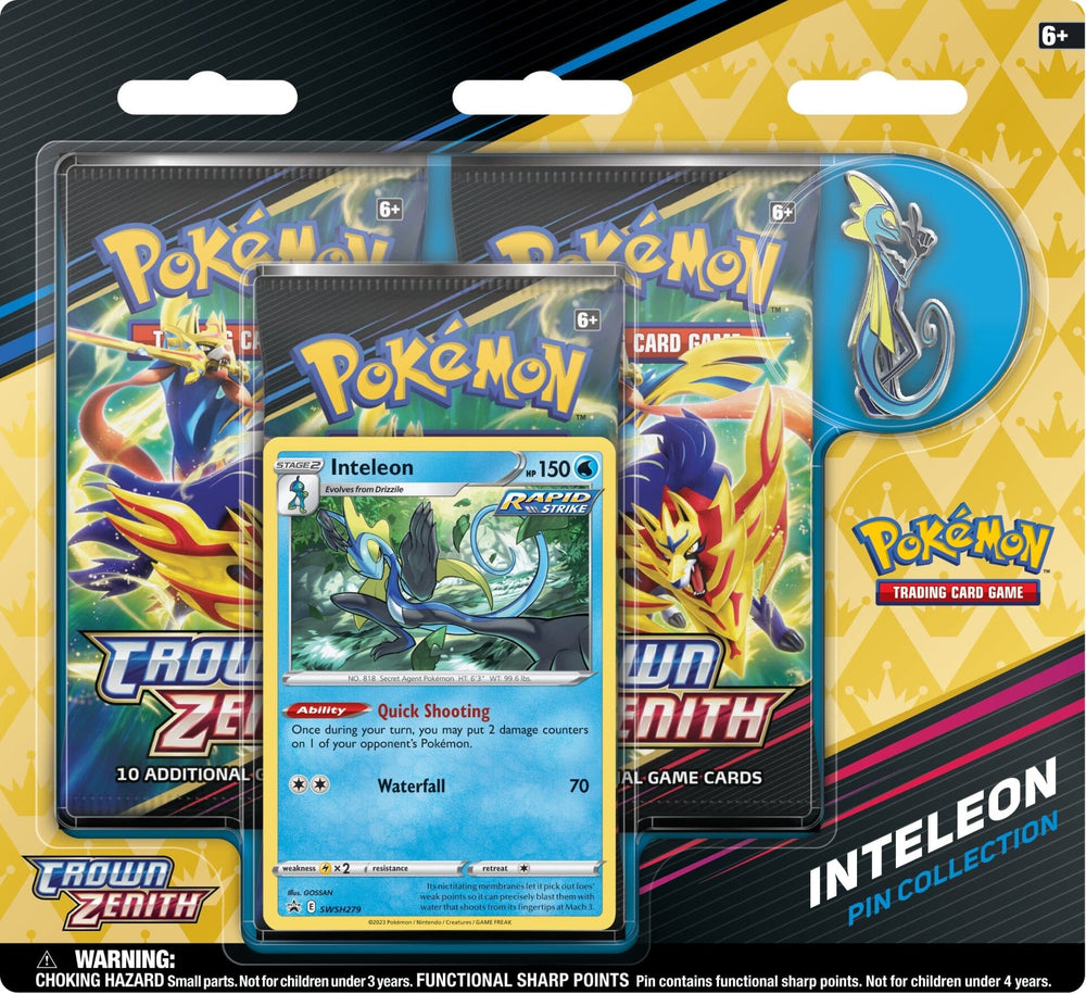 Sword & Shield: Crown Zenith - Pin Collection (Inteleon) Pokémon