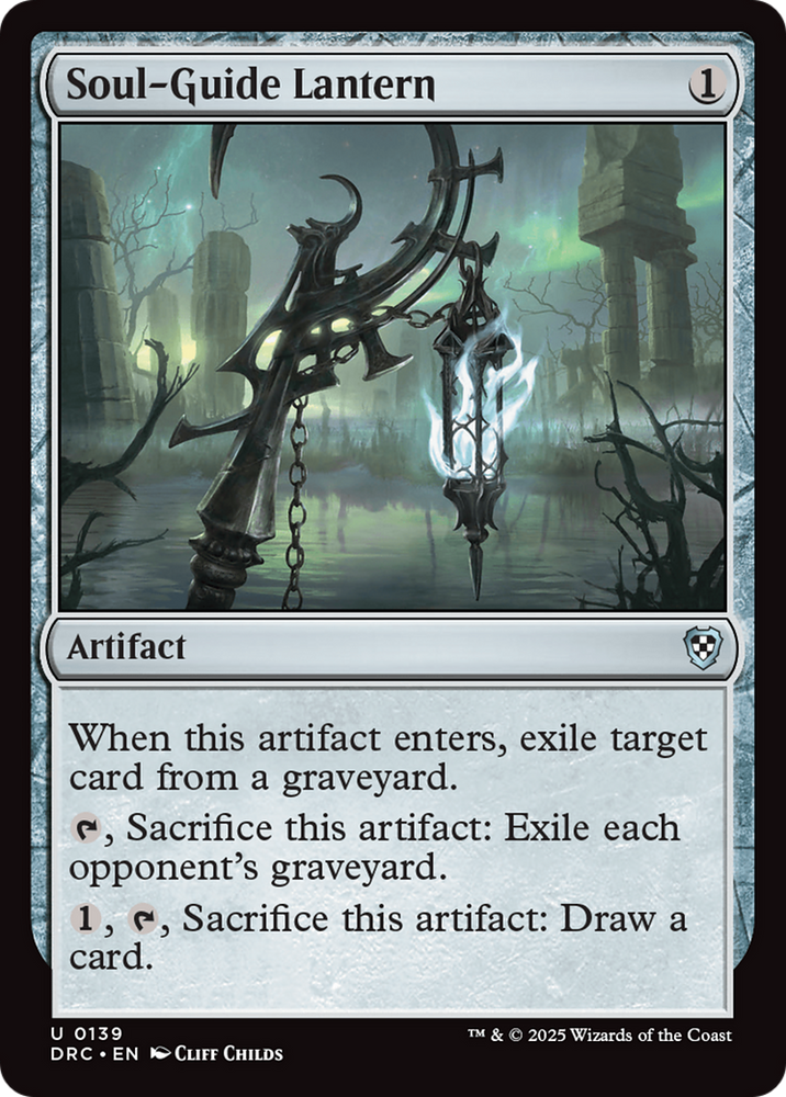 Soul-Guide Lantern [Aetherdrift Commander] Magic: The Gathering