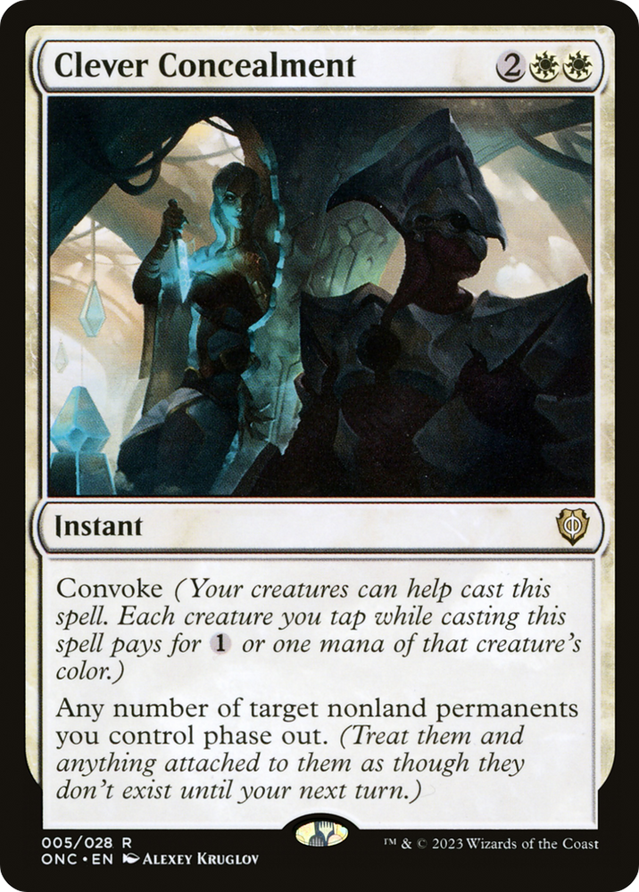 Clever Concealment [Phyrexia: All Will Be One Commander] Magic: The Gathering