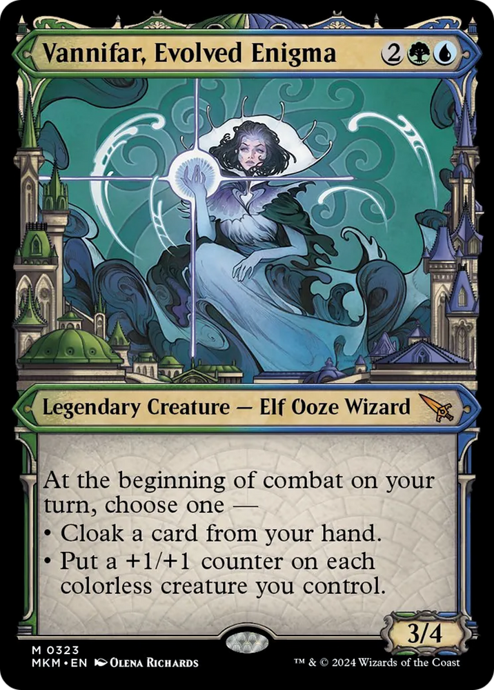 Vannifar, Evolved Enigma (Showcase) (0323) [Murders at Karlov Manor] Magic: The Gathering