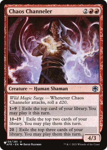 Chaos Channeler [The List] Magic: The Gathering