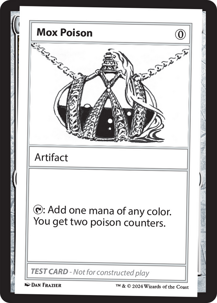 Mox Poison [Mystery Booster 2 Playtest Cards] Magic: The Gathering