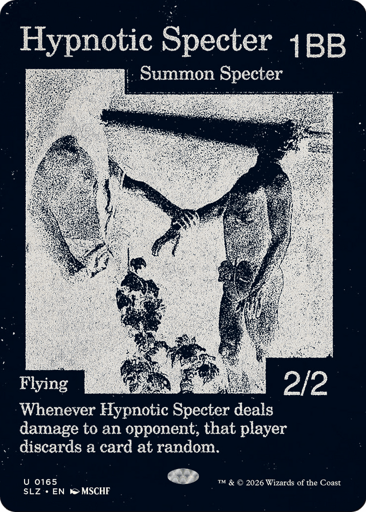 Hypnotic Specter (0165) [Secret Lair x MSCHF: The Zeta Set] Magic: The Gathering